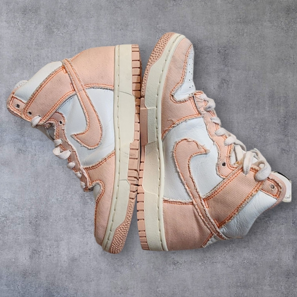 Nike Womens Dunk HI 1985 White Arctic Orange Shoes Size 5.5 US